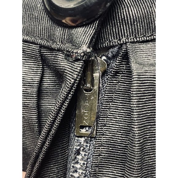 Vintage 50s Full Circle‎ Skirt Black Moire Toni Owen Sportswear Small Pockets - Picture 9 of 16